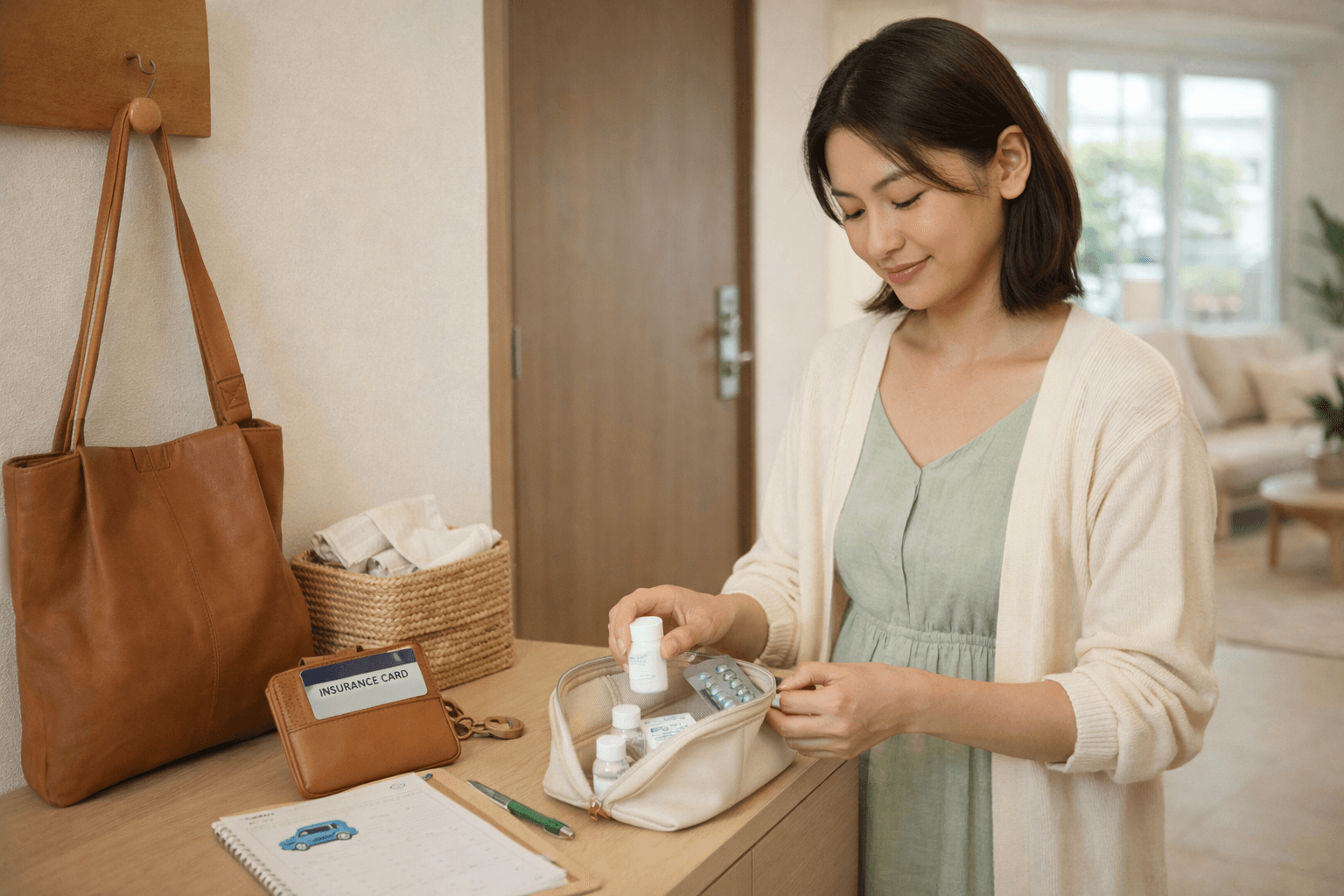 ประกันเด็ก ภาพพ่อแม่กำลังดูแผนครอบครัวและงบประกันของลูก