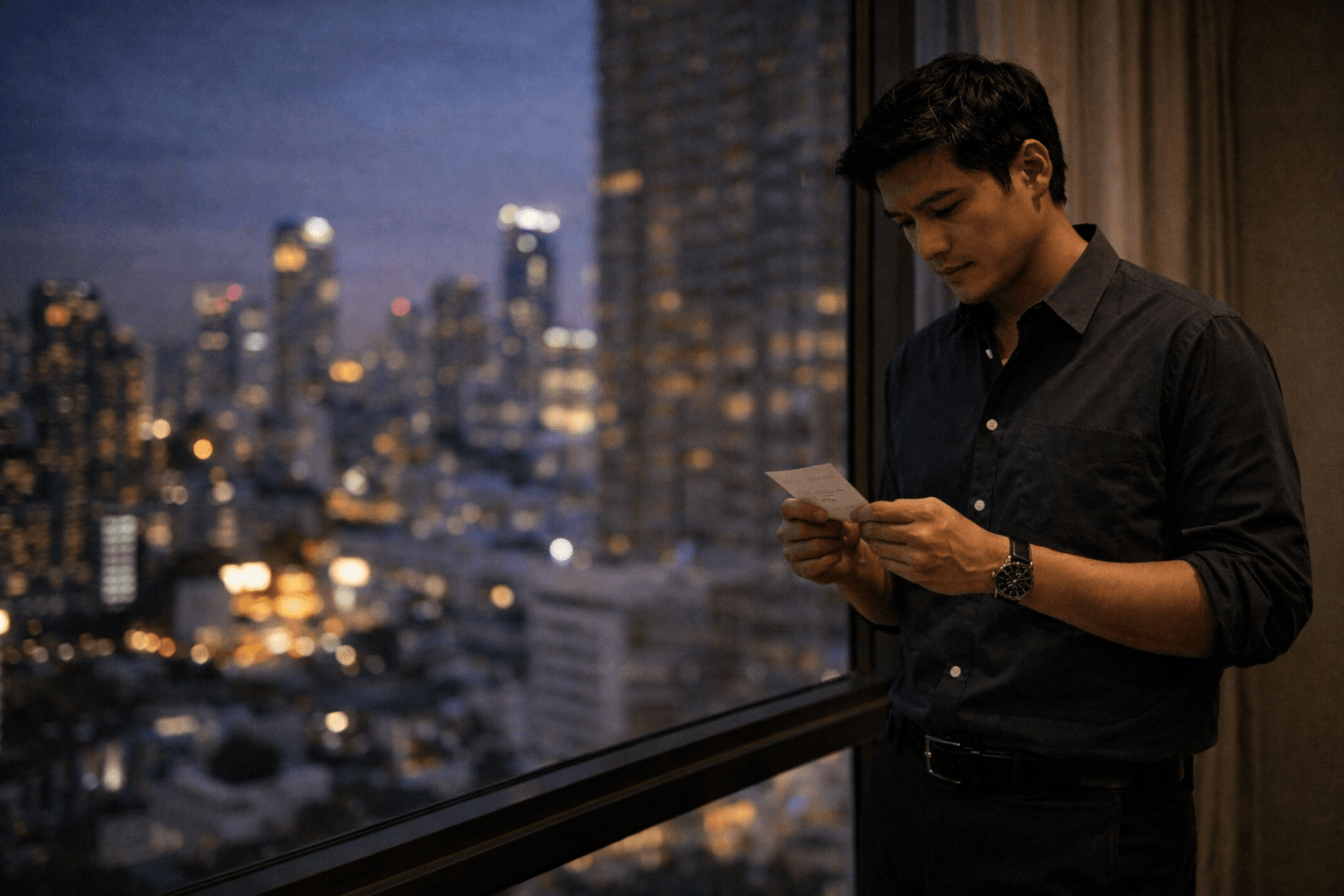 ภาพคู่สามีภรรยากำลังคำนวณทุนประกันโรคร้ายแรงจากค่ารักษาและรายได้ที่อาจหายไป